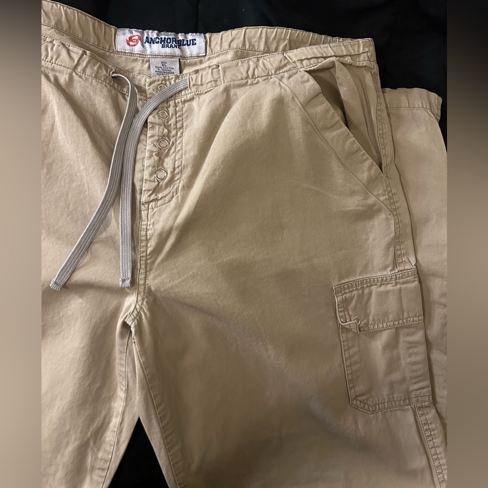 Super Y2K Anchor Blue Lightweight Cargos
